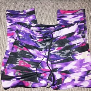 Danskin Purple and Black Leggings
